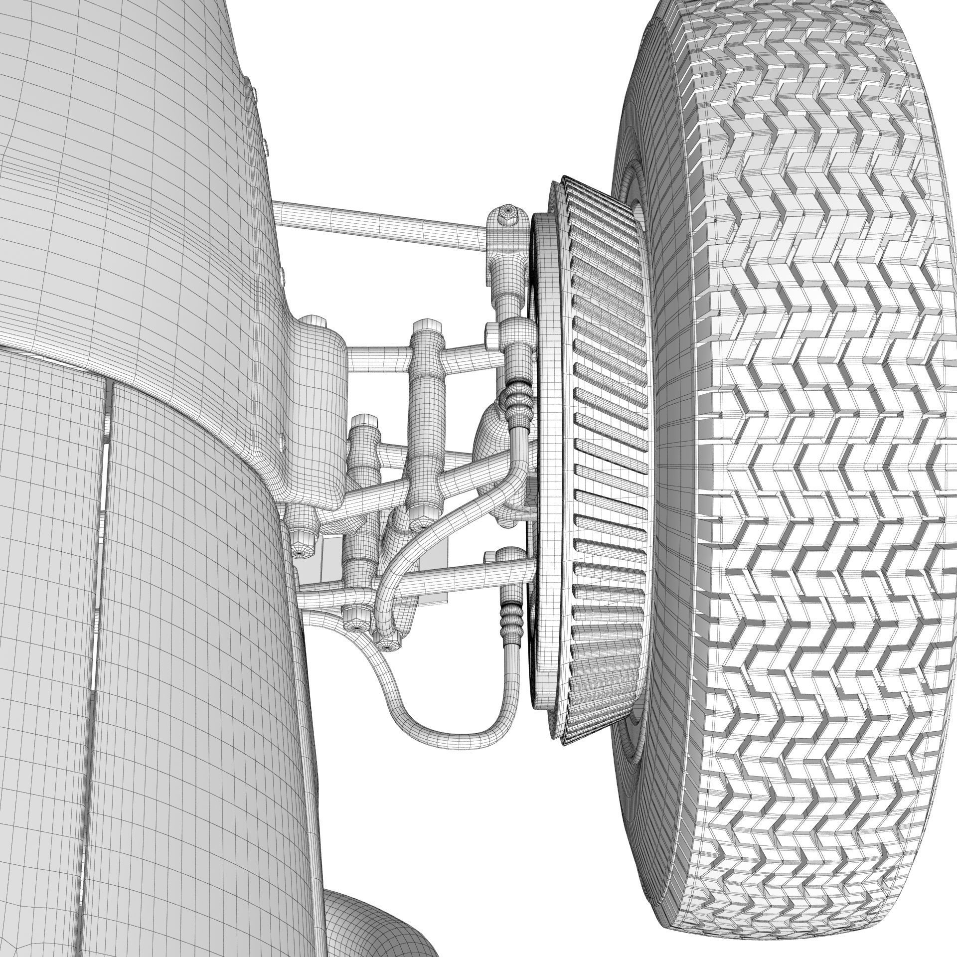 Ferrari Dino F1 1958 3D model_36