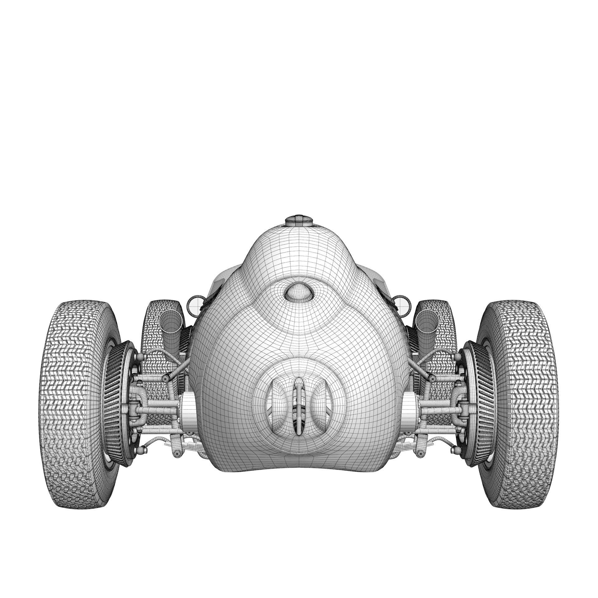 Ferrari Dino F1 1958 3D model_27