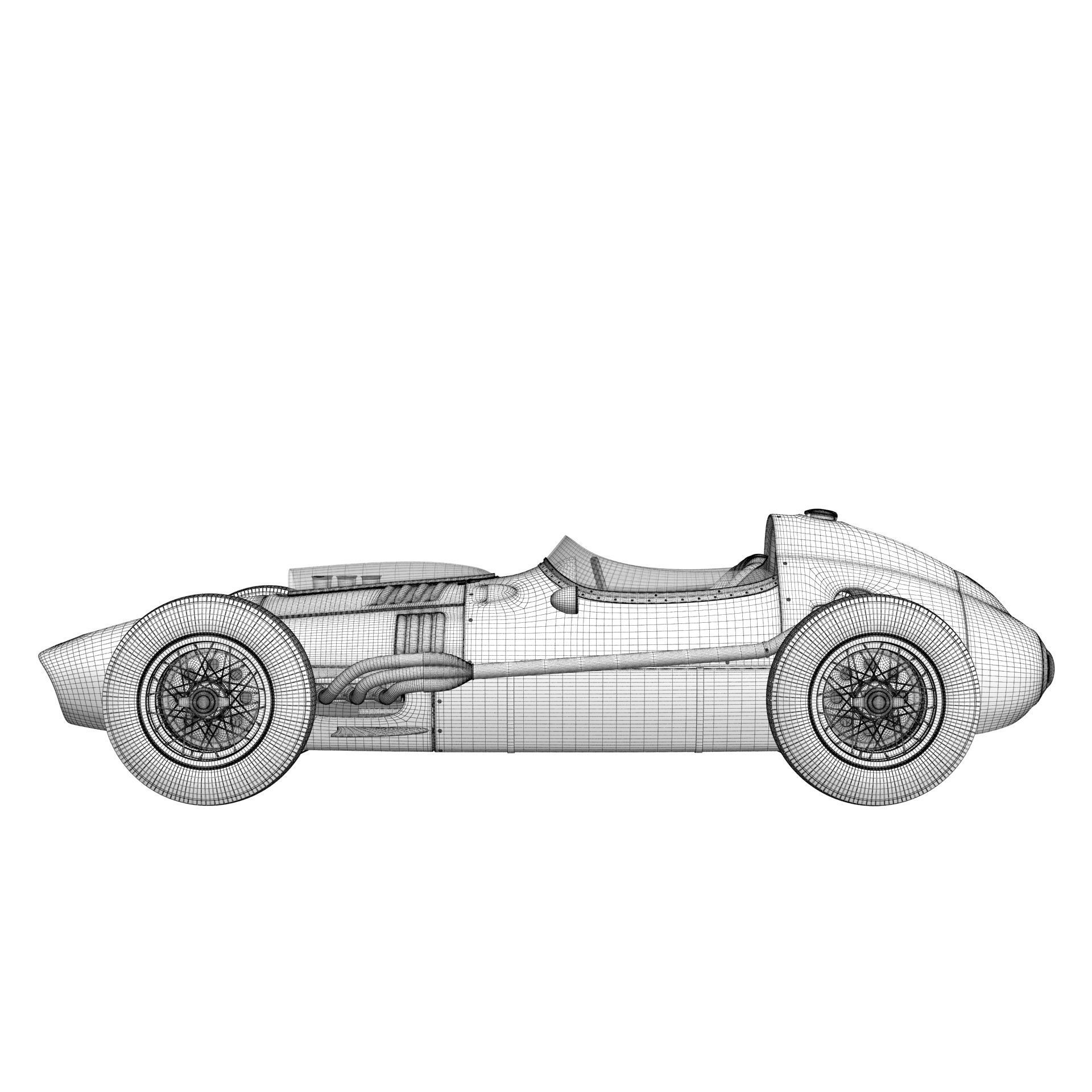 Ferrari Dino F1 1958 3D model_25
