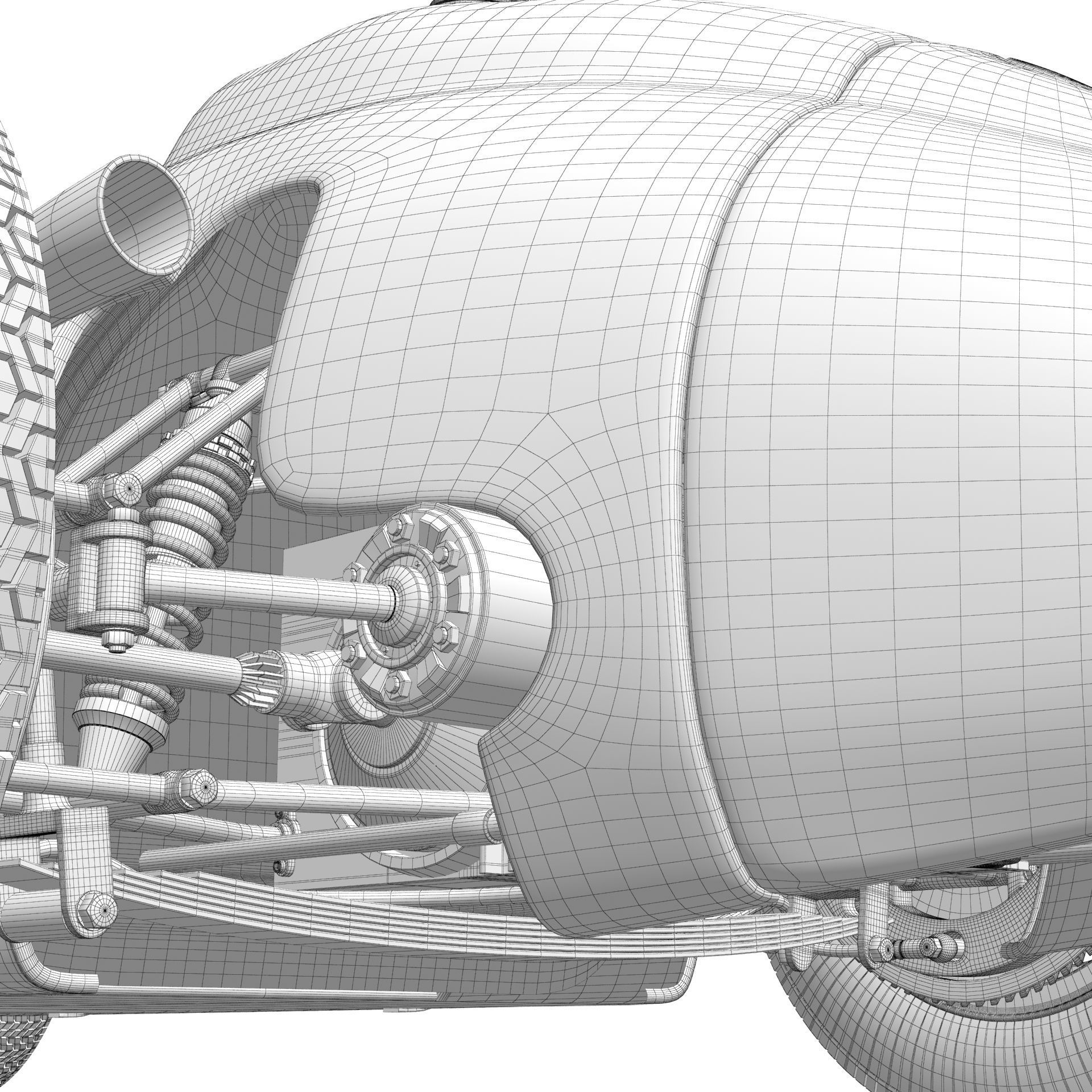 Ferrari Dino F1 1958 3D model_38