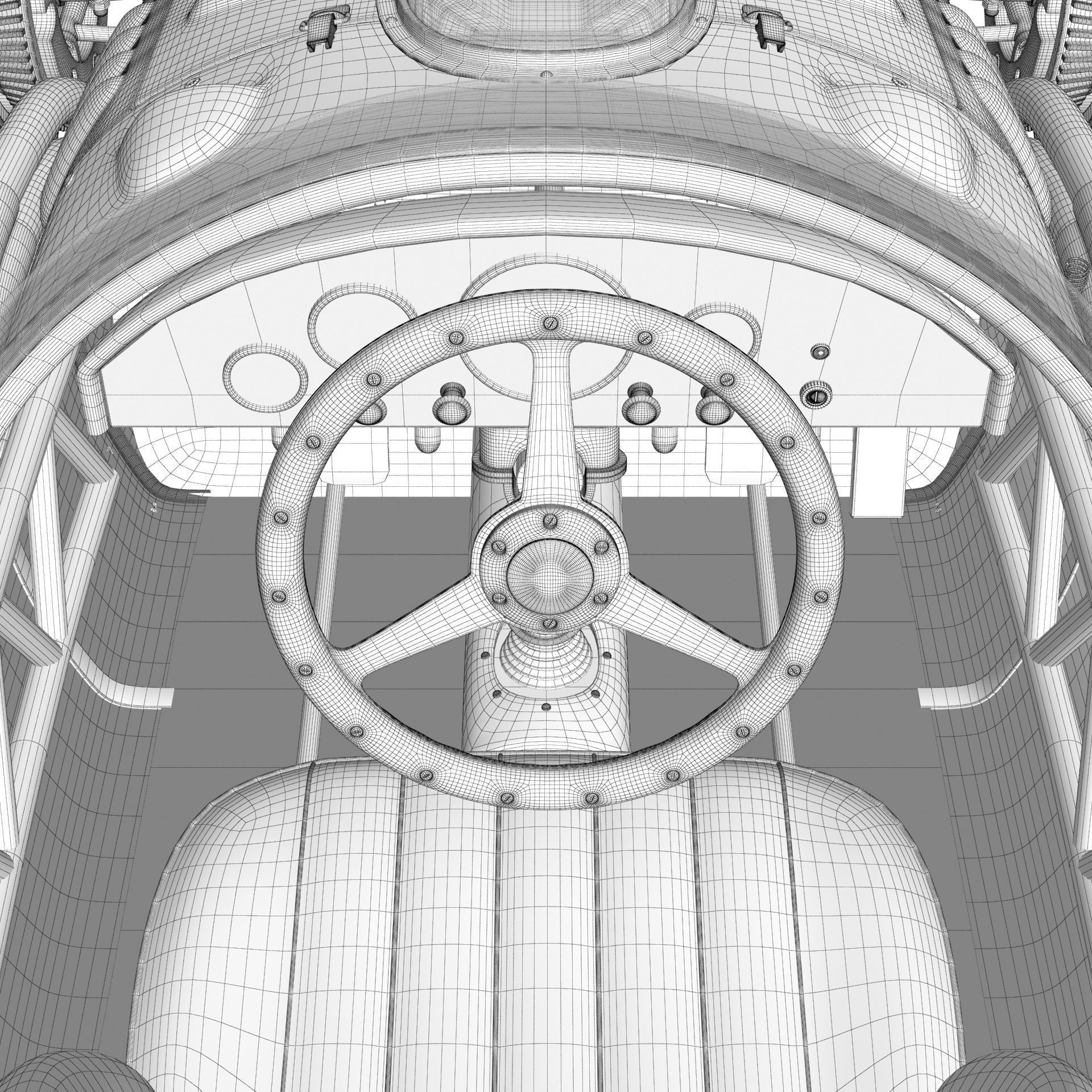 Ferrari Dino F1 1958 3D model_41