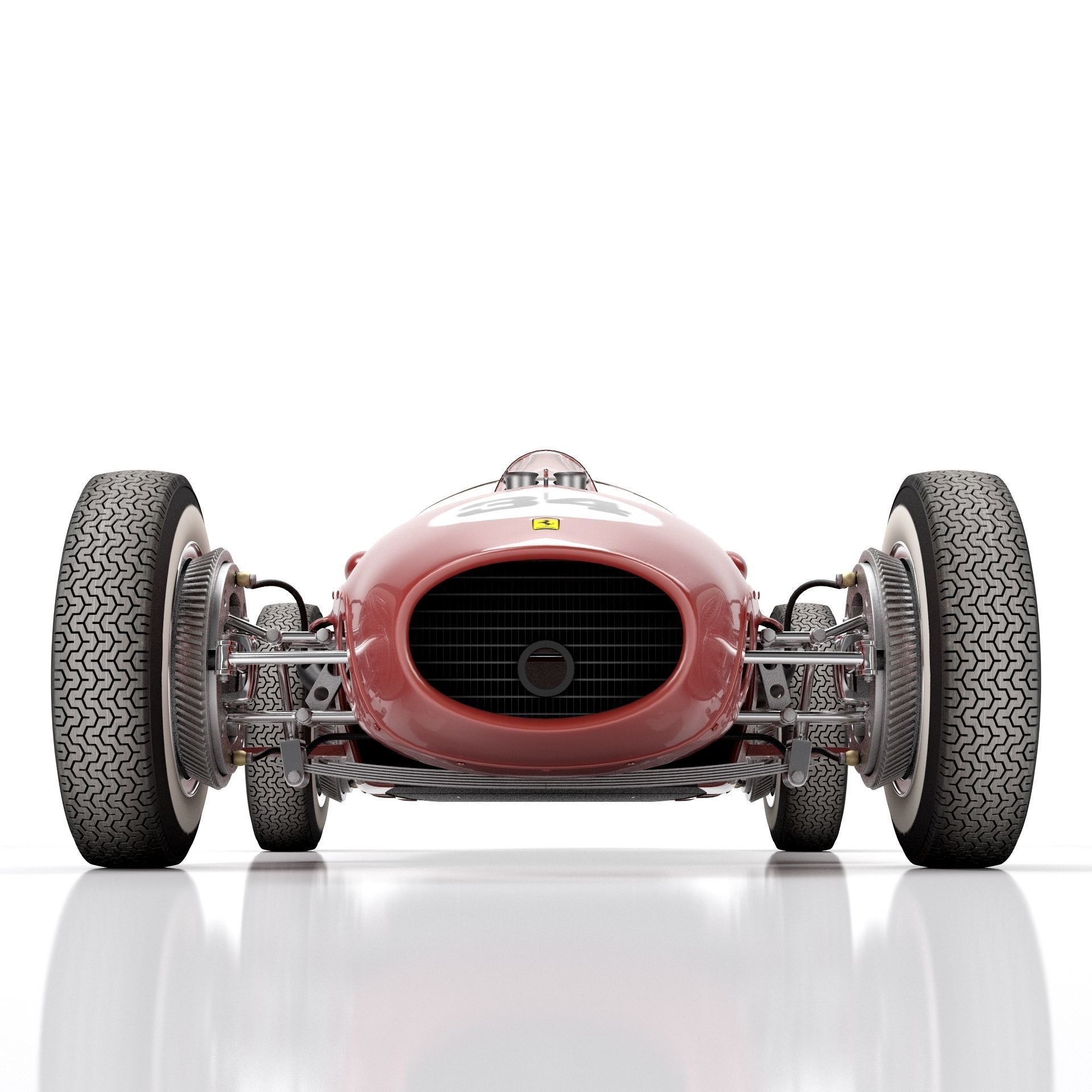 Ferrari Dino F1 1958 3D model_13