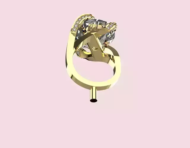 Revolve prongs ring
