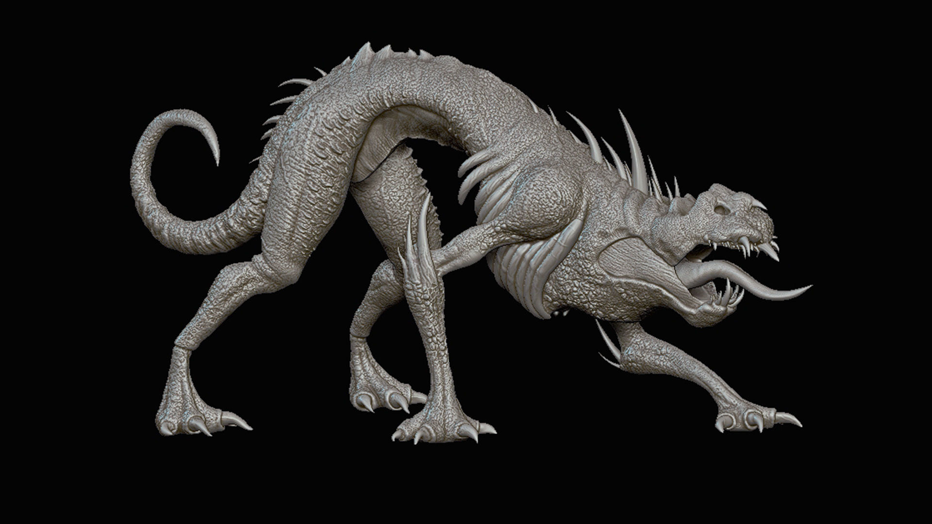 Creature 3D print model_15