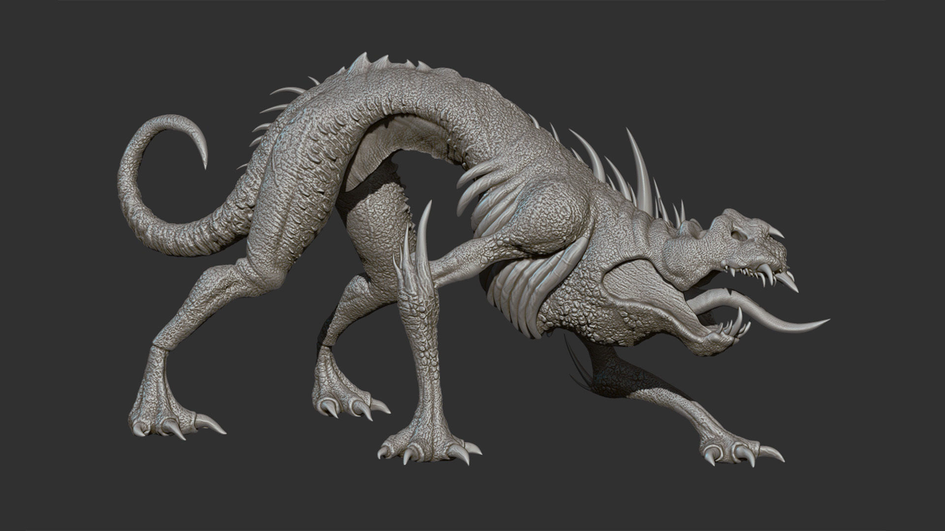 Creature 3D print model_4