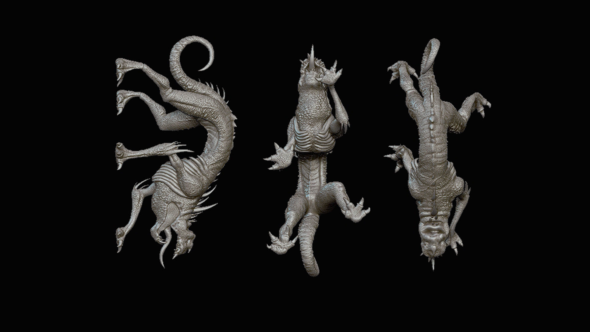 Creature 3D print model_7