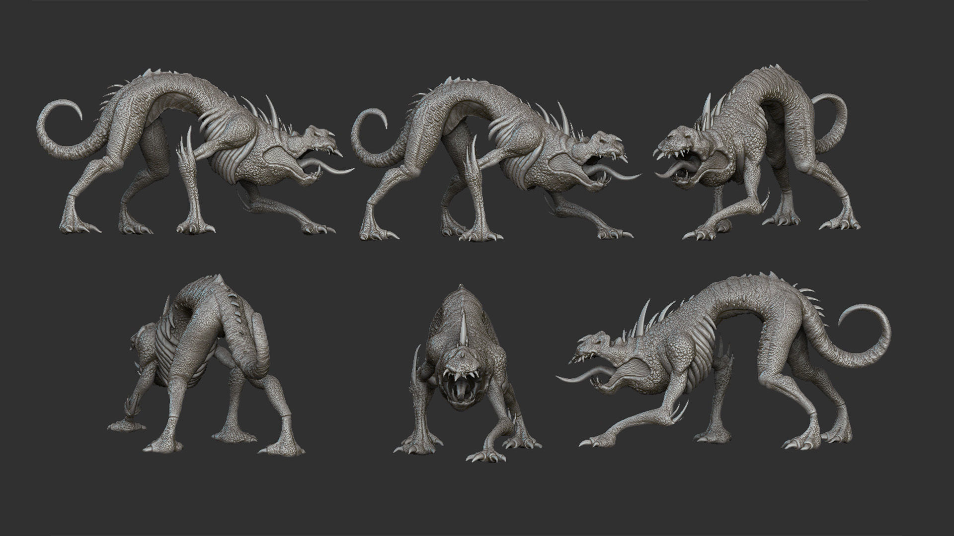 Creature 3D print model_5