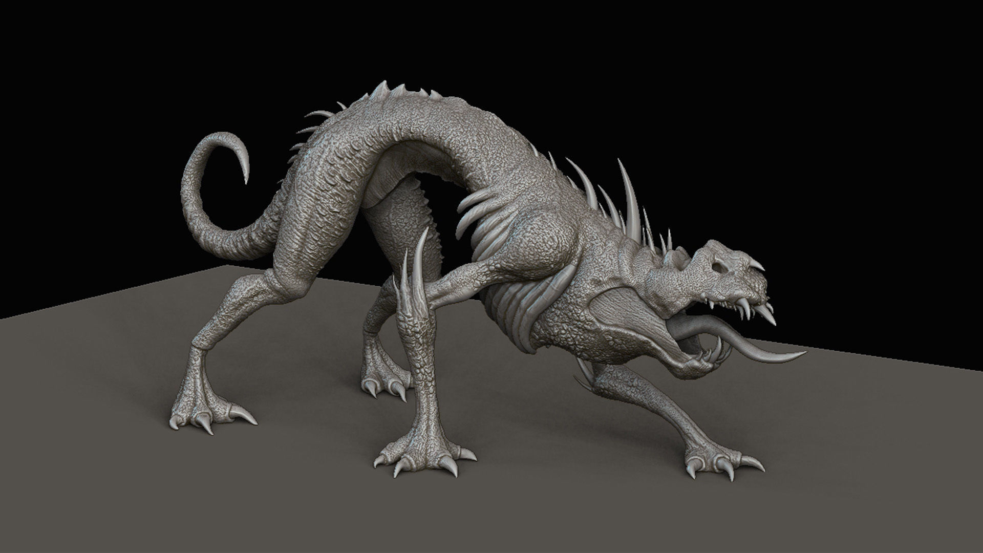 Creature 3D print model_14