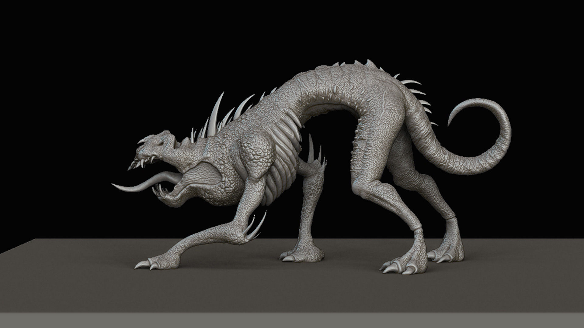 Creature 3D print model_13
