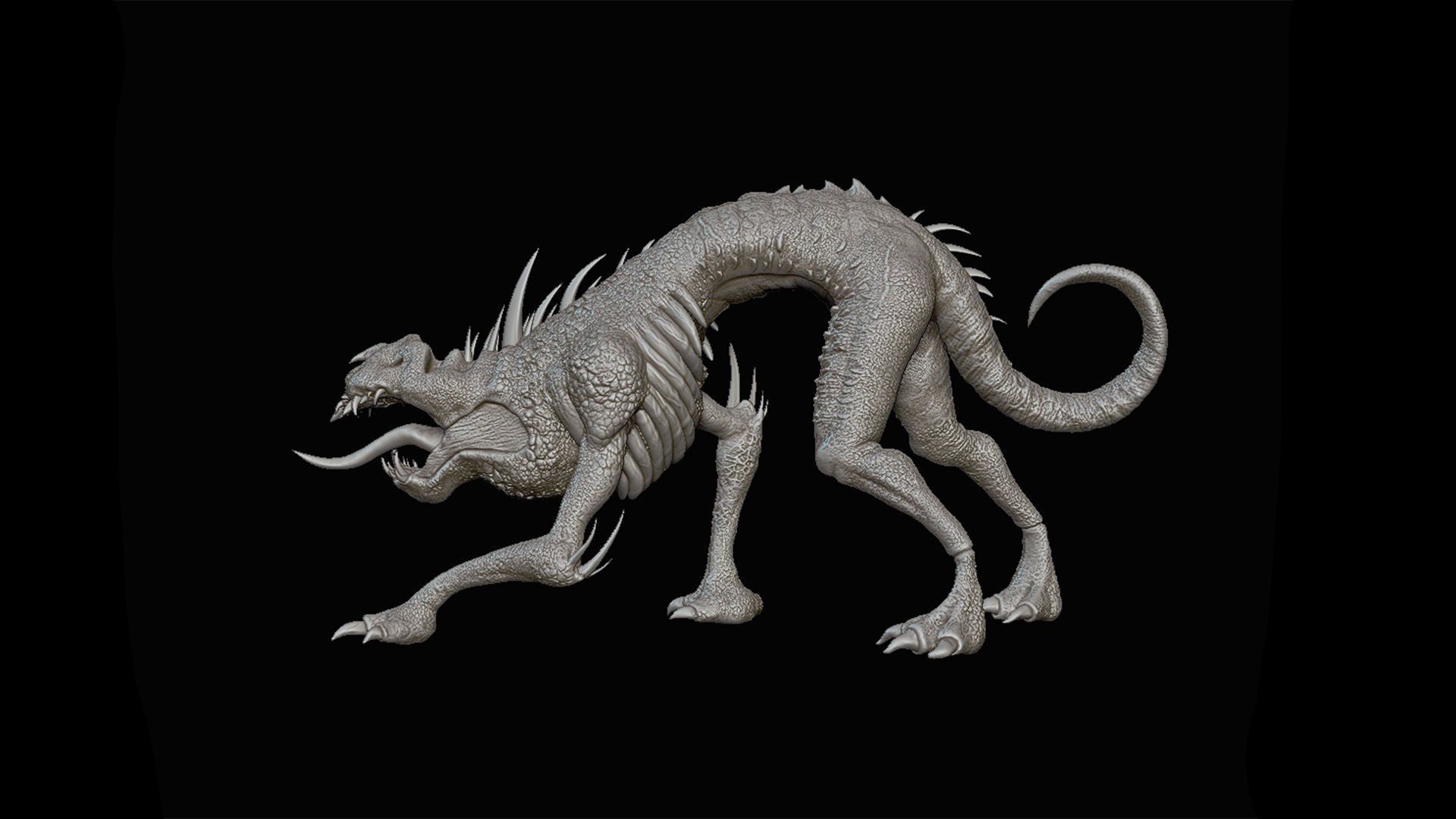Creature 3D print model_10
