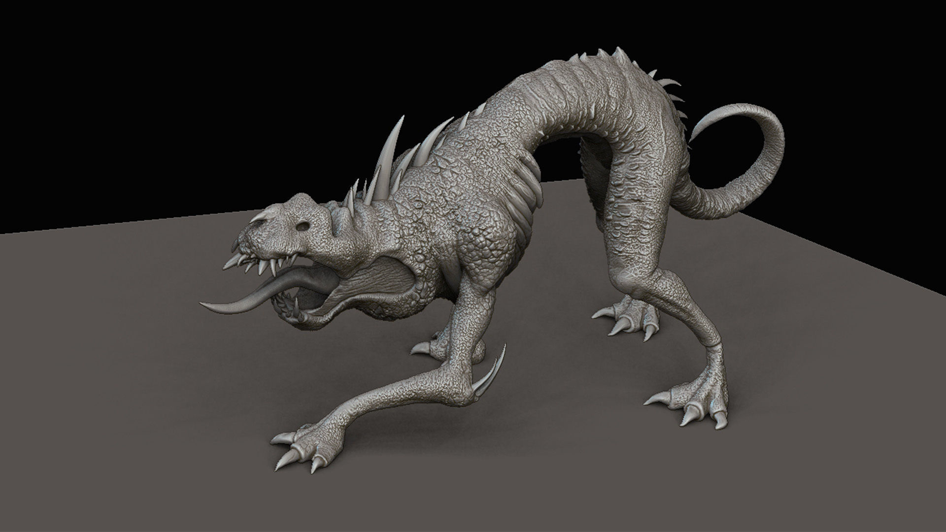 Creature 3D print model_12