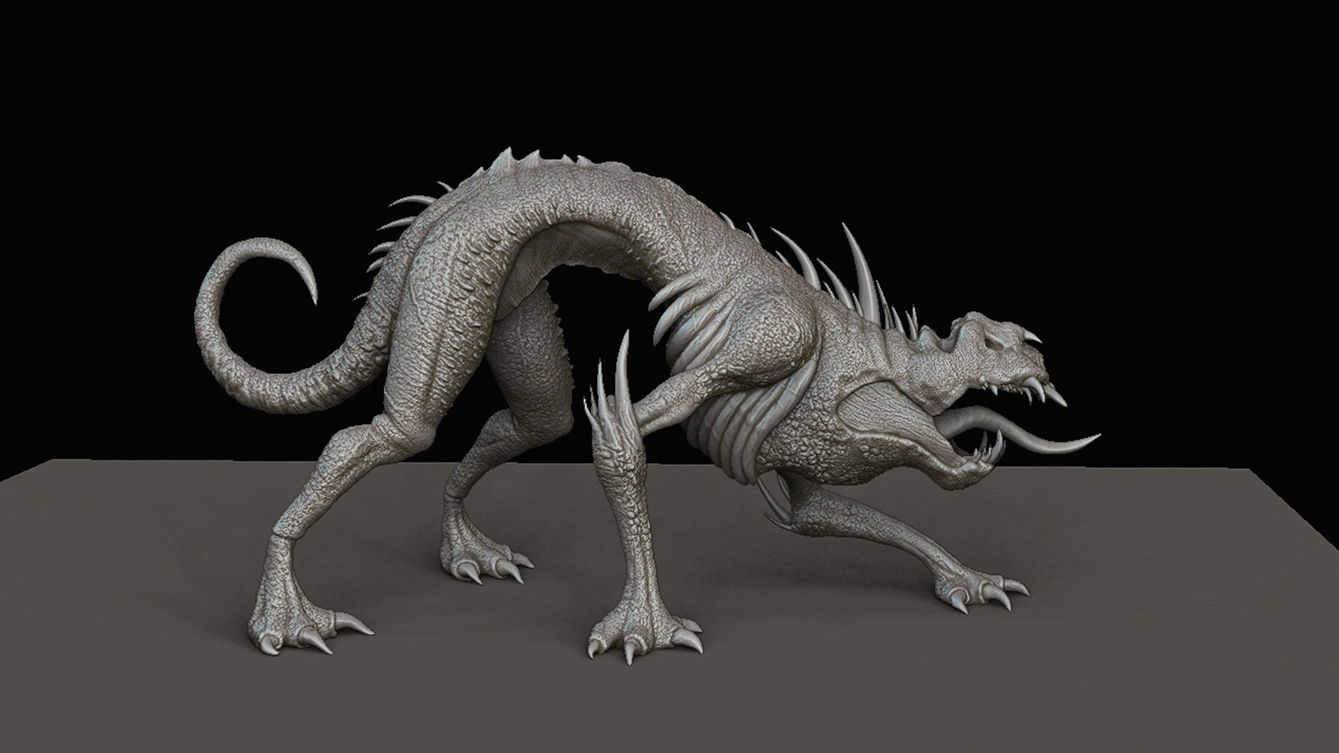 Creature 3D print model_11