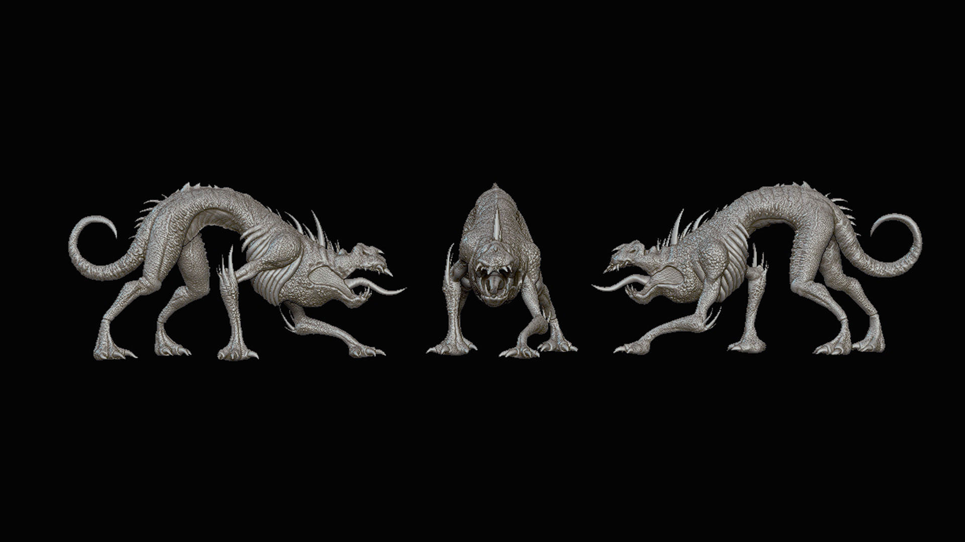 Creature 3D print model_8