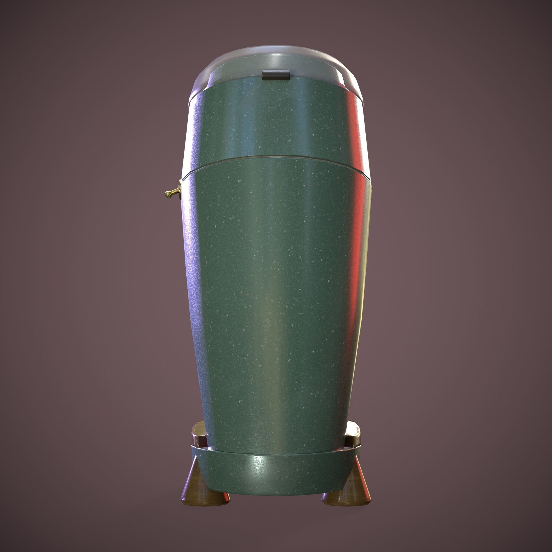 Coffee Grinder Low-poly 3D model_6