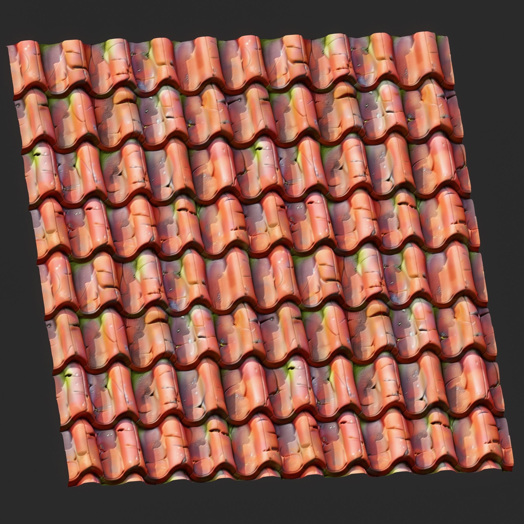 Stylized Roof Seamless Texture Texture_1