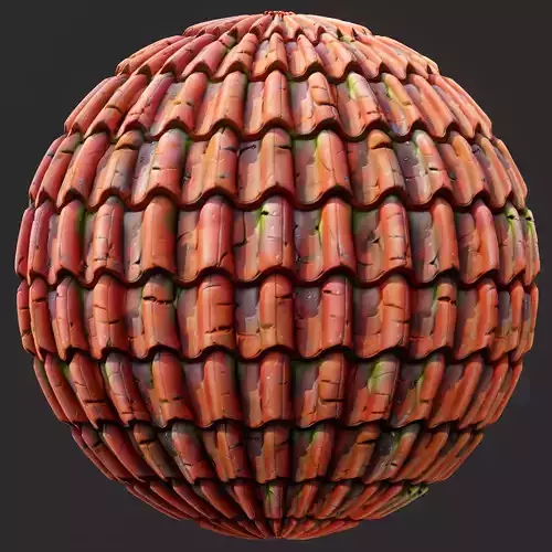 Stylized Roof Seamless Texture