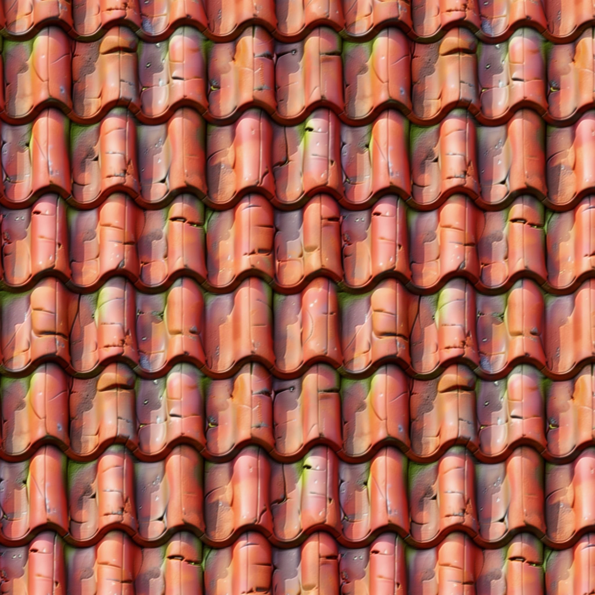 Stylized Roof Seamless Texture Texture_2