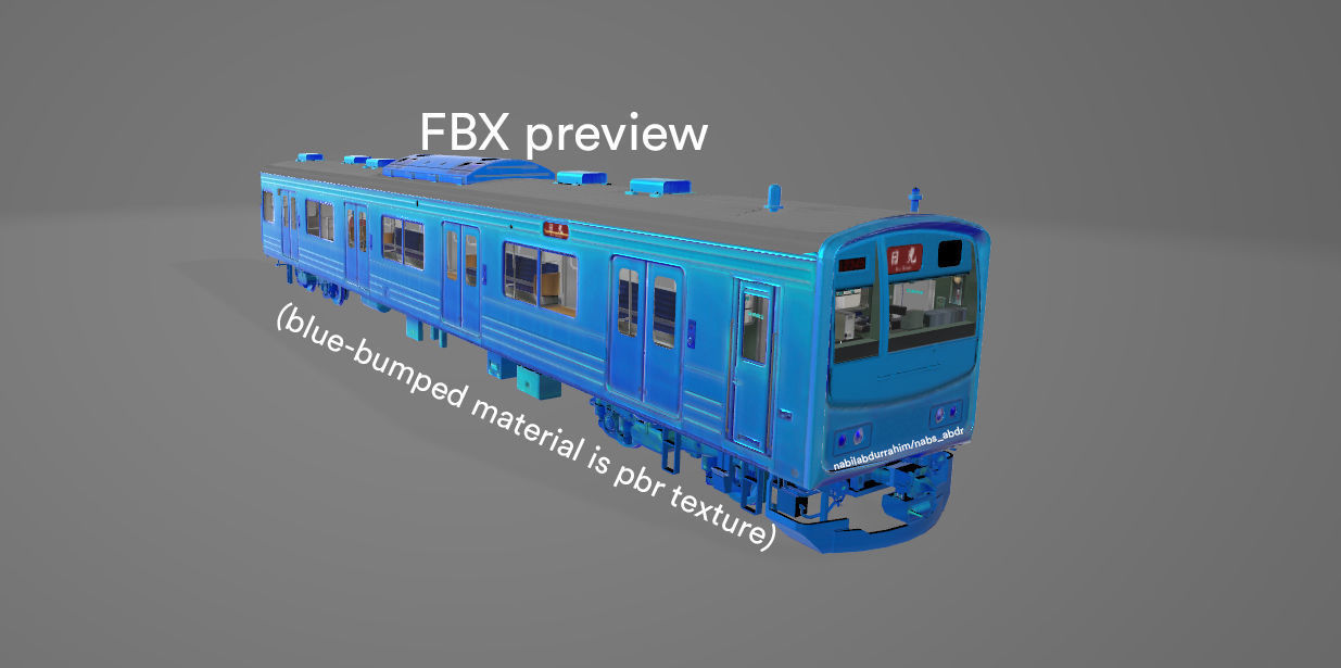 JR205-600 Utsunomiya-Nikko Line Full Version 3D model_5