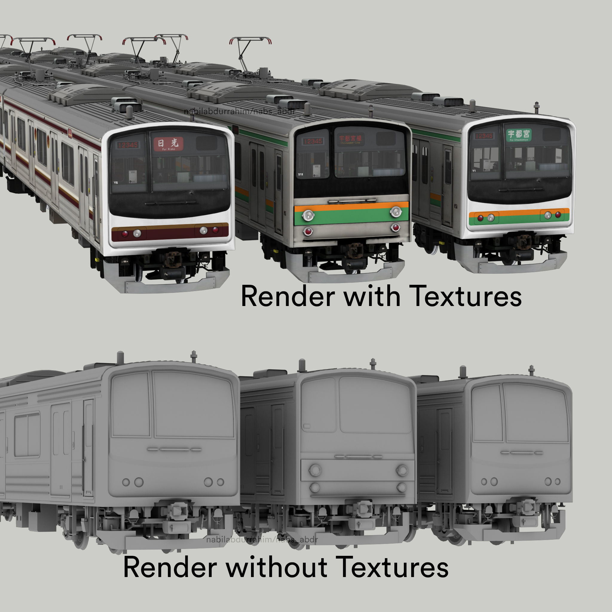 JR205-600 Utsunomiya-Nikko Line Full Version 3D model_1