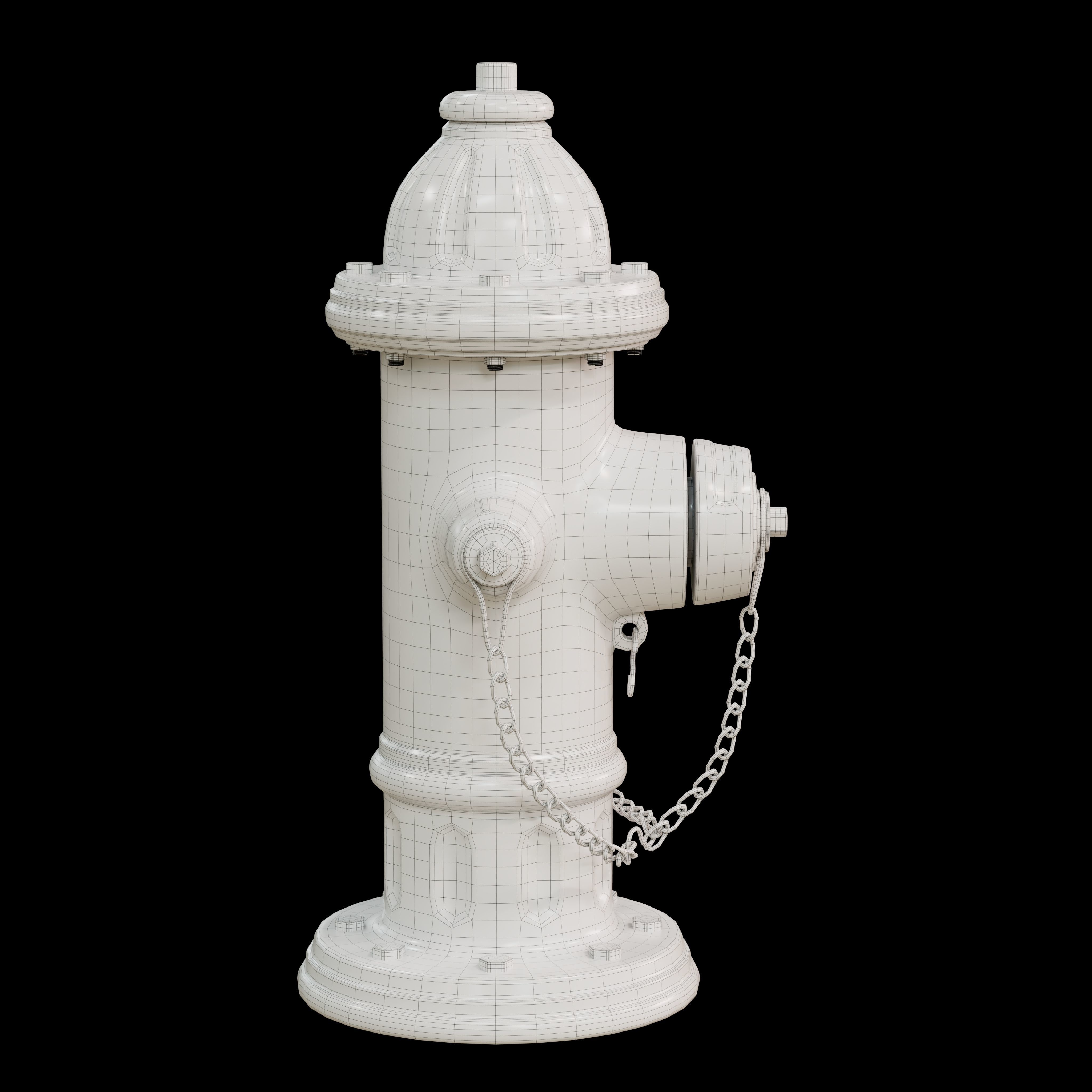 Fire Hydrant 3D model_3