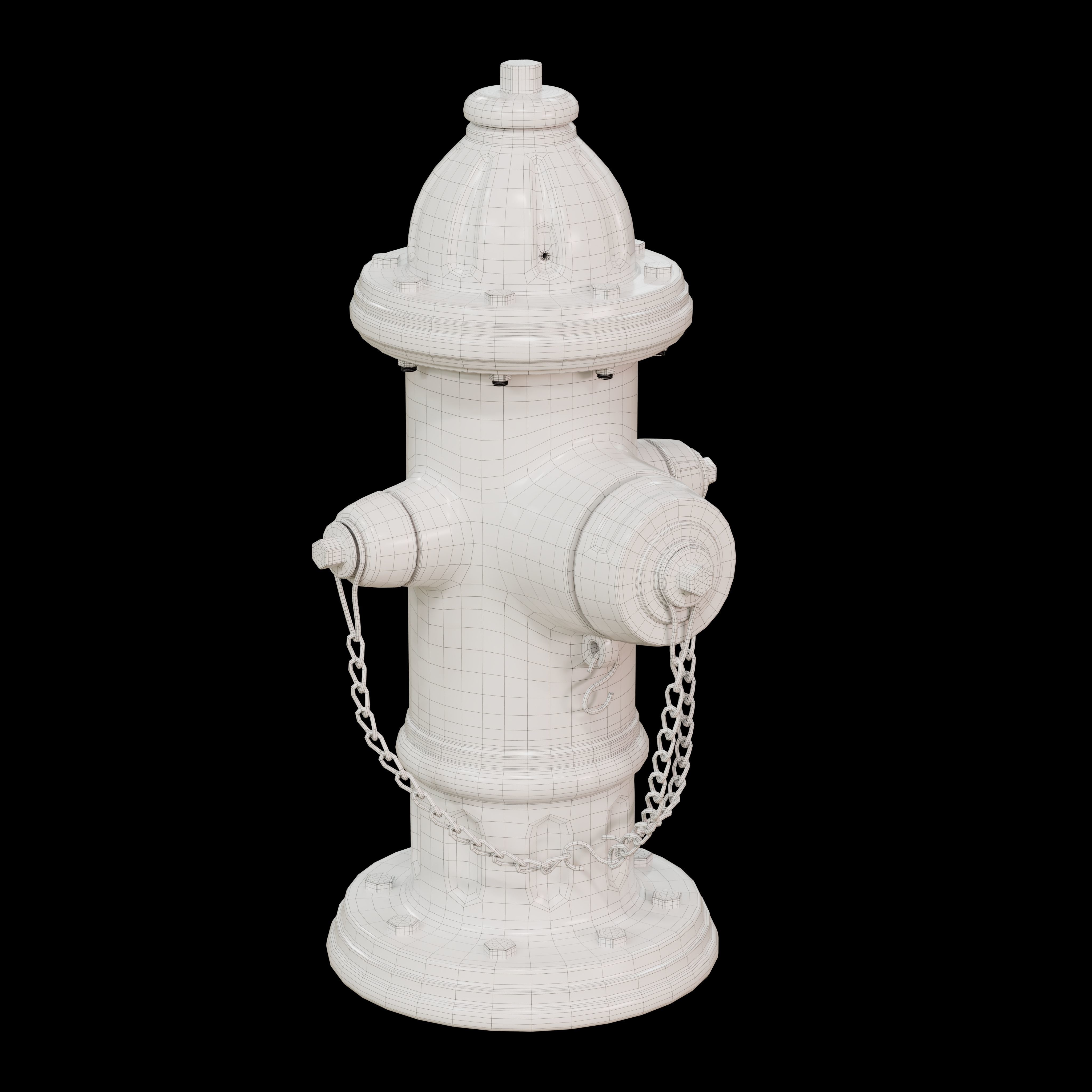 Fire Hydrant 3D model_2