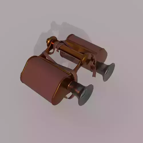 Binoculars Low-poly 3D model