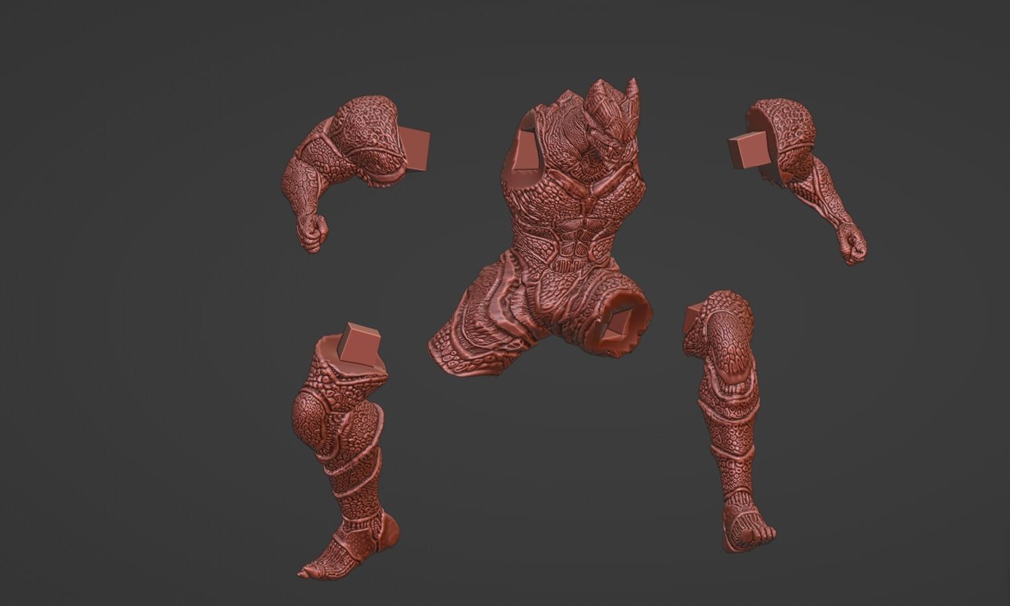 High Poly - Kaiju No 8 - Hibino Kafka 3D model_22