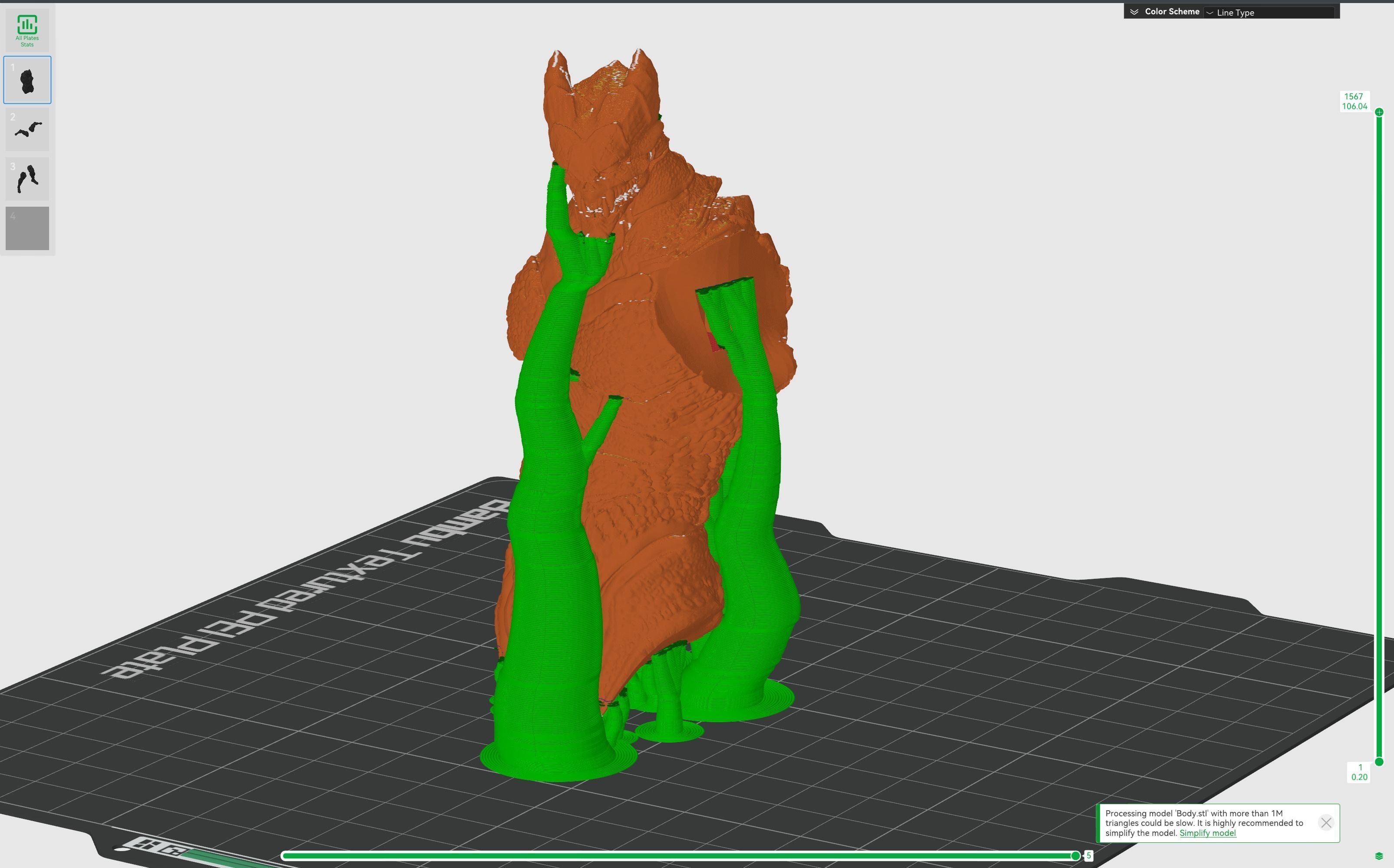 High Poly - Kaiju No 8 - Hibino Kafka 3D model_25