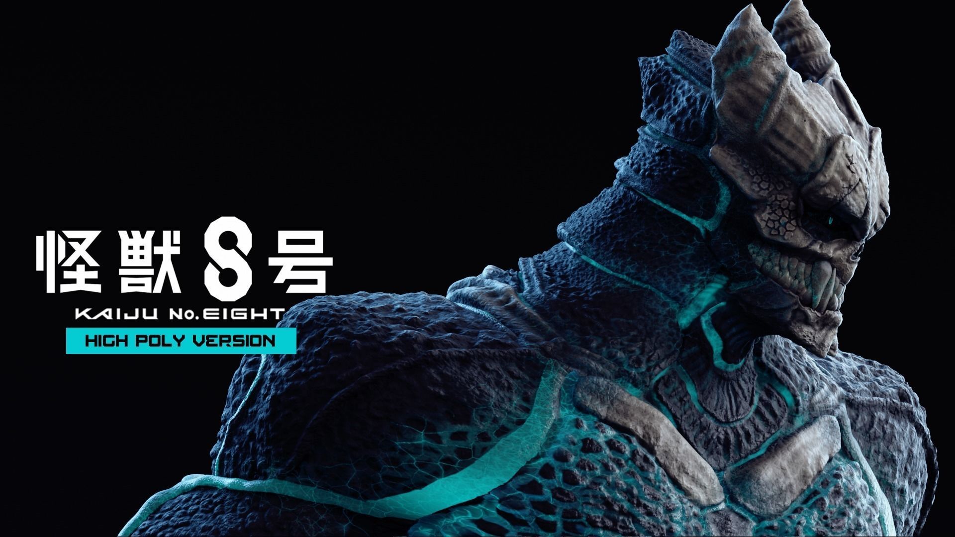 High Poly - Kaiju No 8 - Hibino Kafka 3D model_2