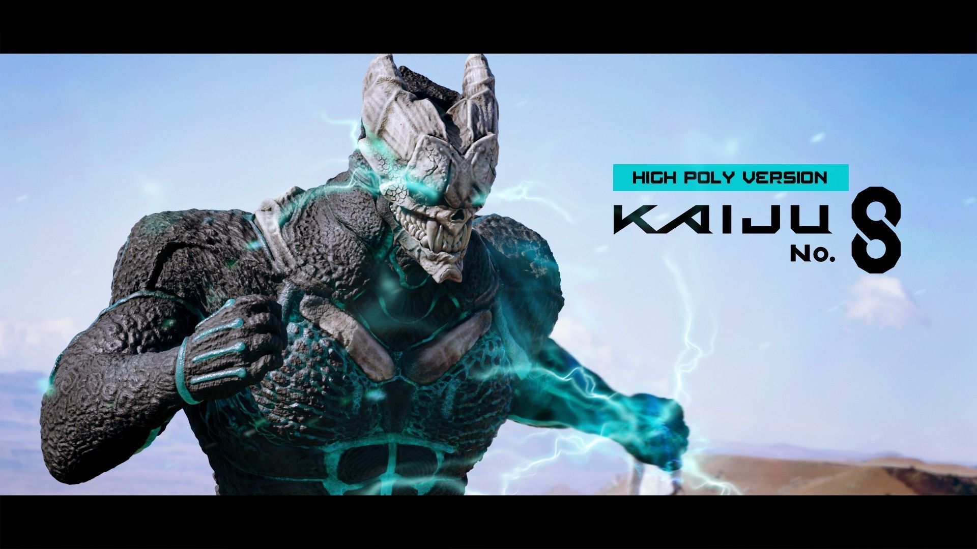 High Poly - Kaiju No 8 - Hibino Kafka 3D model_6