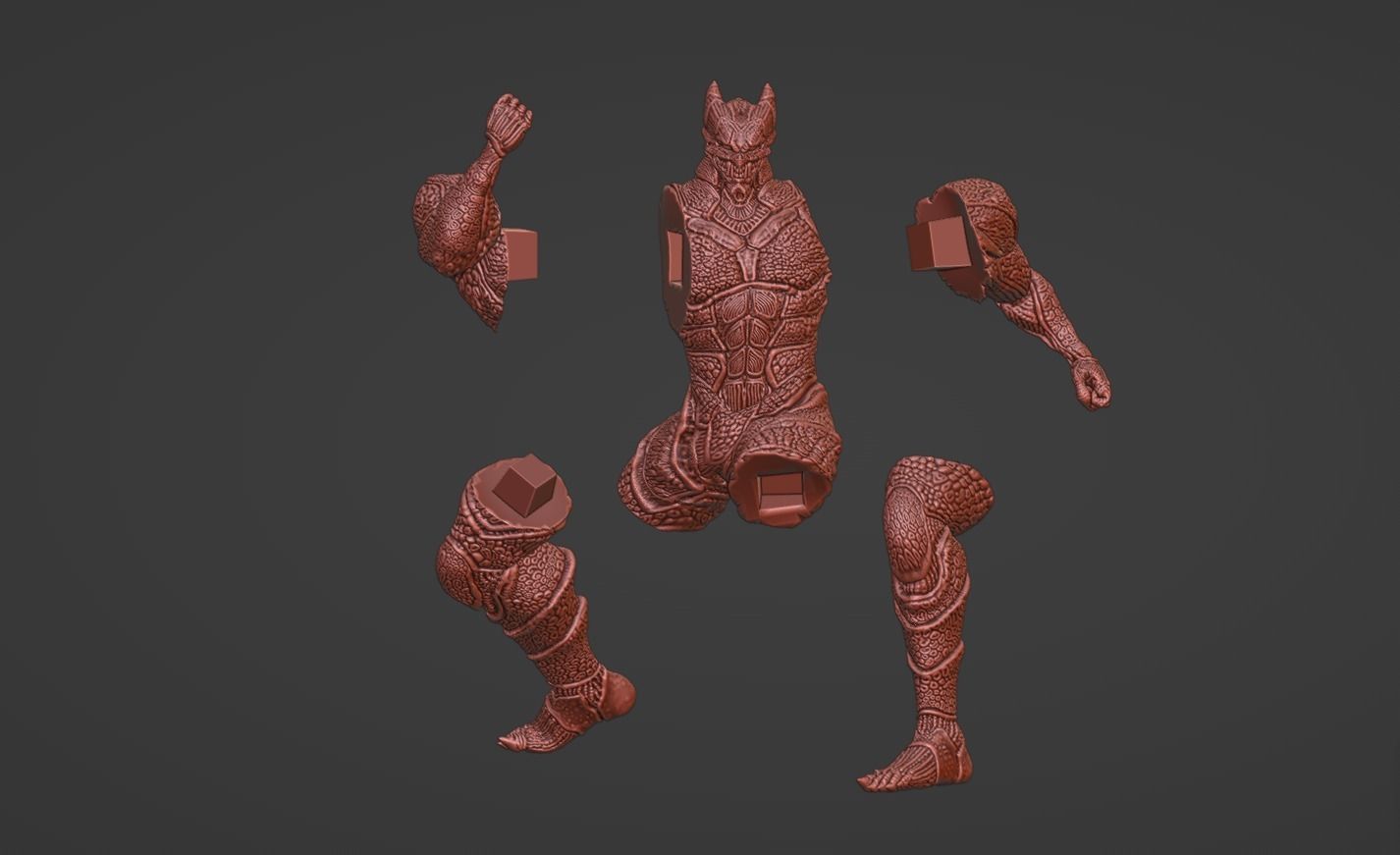 High Poly - Kaiju No 8 - Hibino Kafka 3D model_23