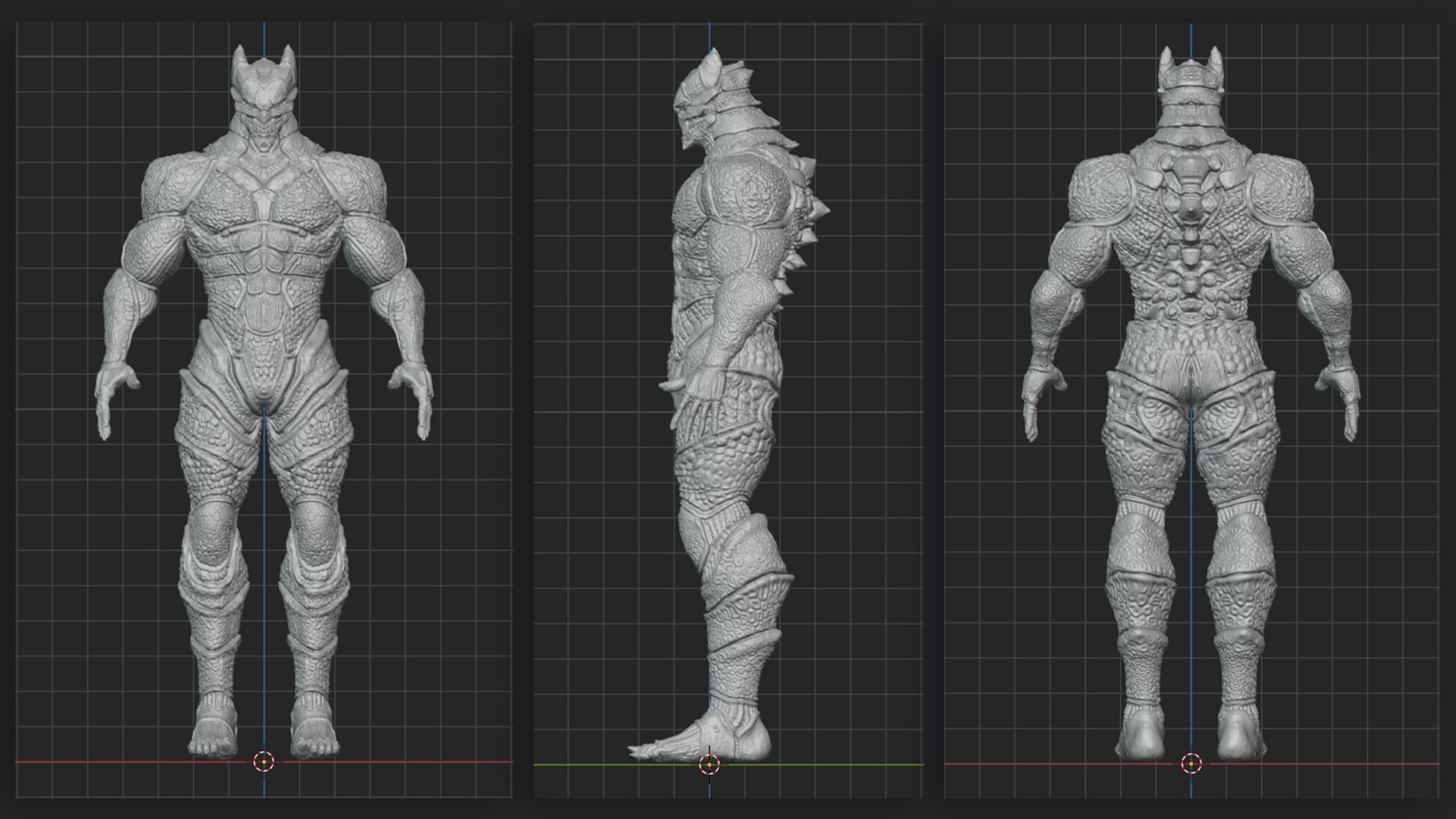 High Poly - Kaiju No 8 - Hibino Kafka 3D model_11