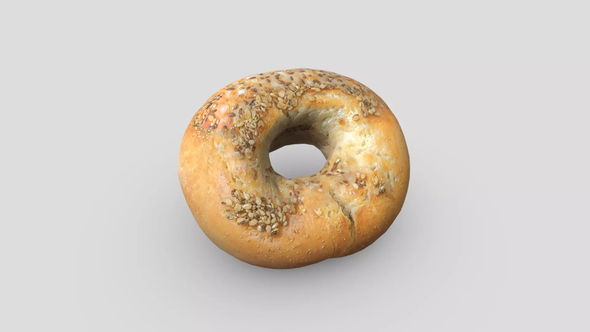 Bagel 3 Low-poly 3D model