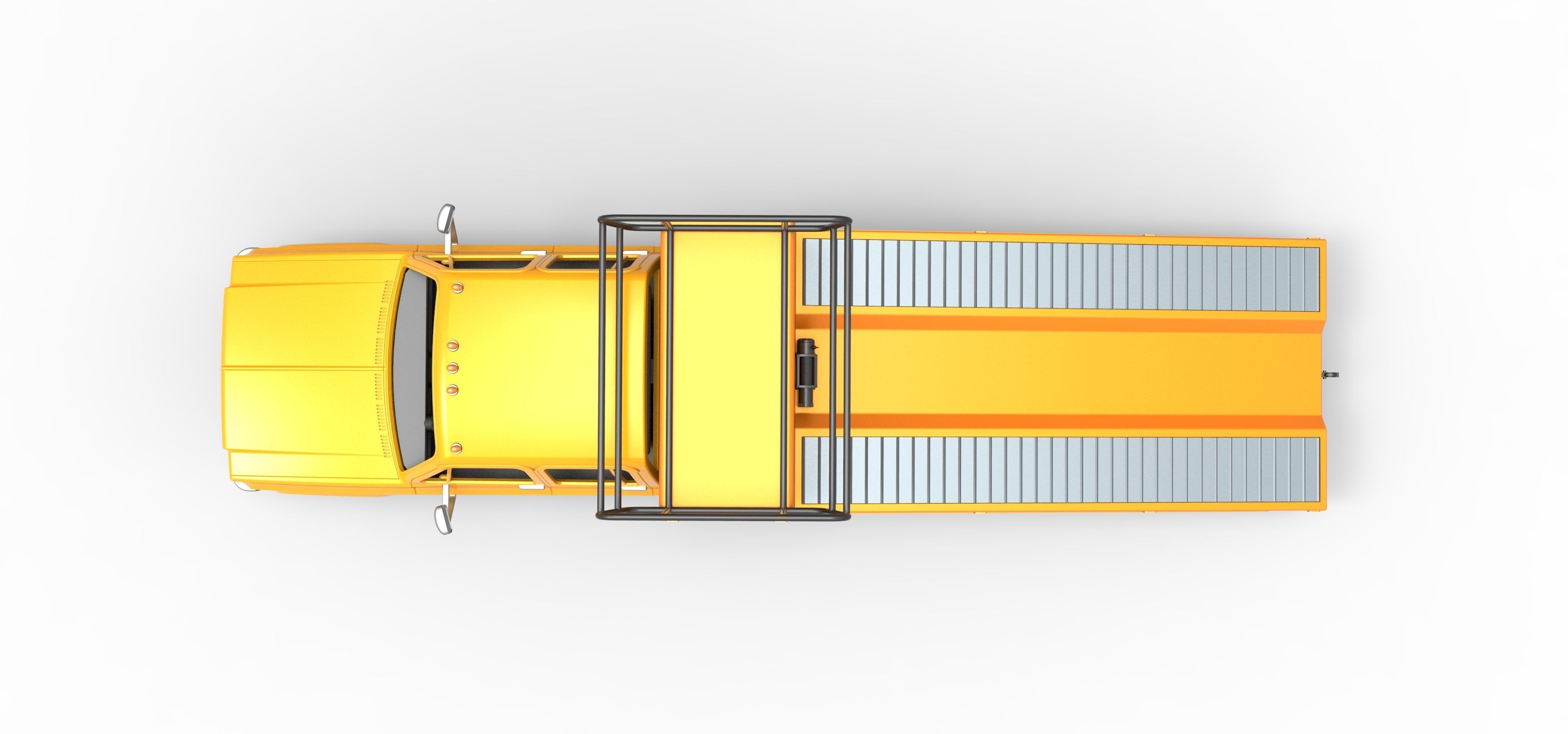 Vintage Transporter truck for Race car Scale 1 to 25 3D print model_18