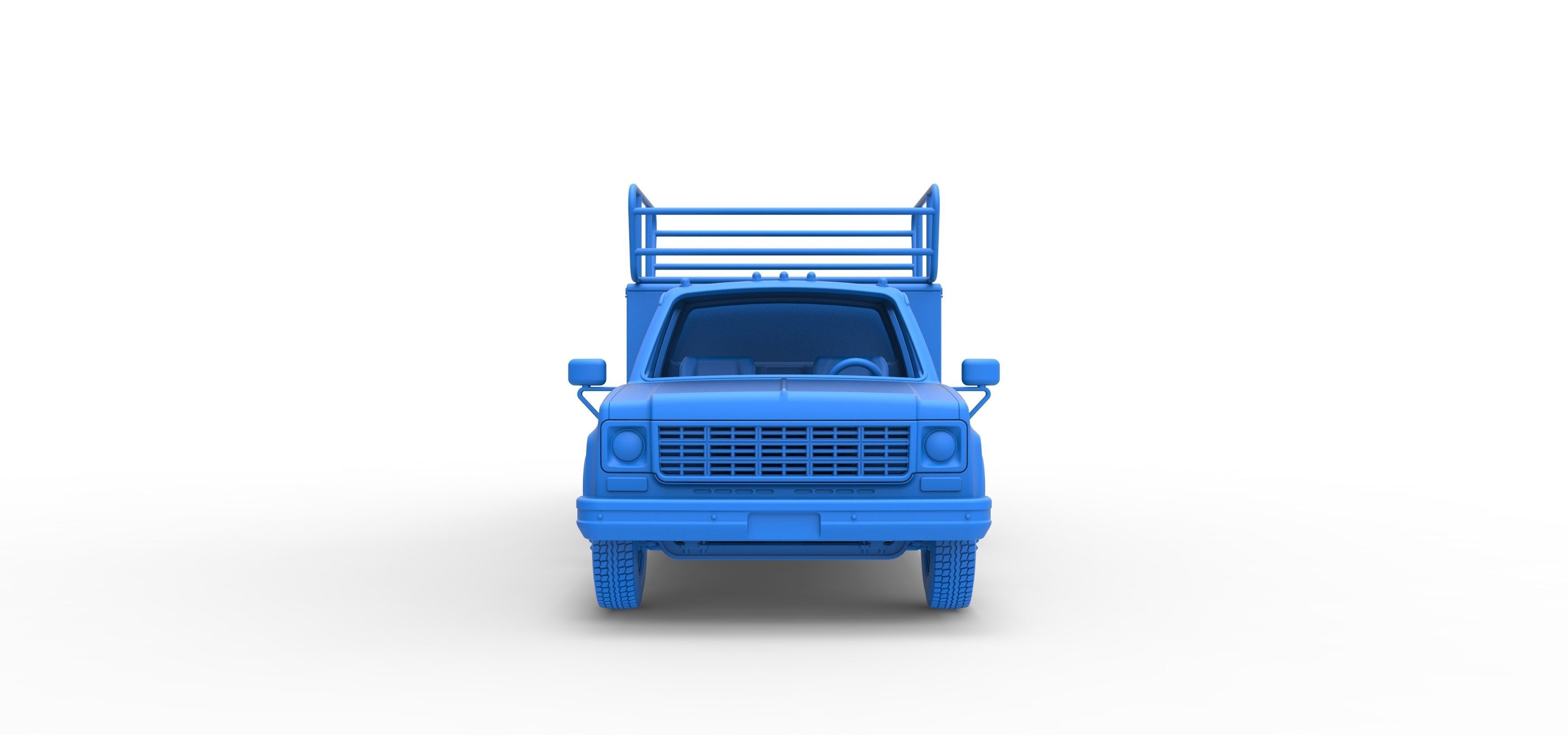 Vintage Transporter truck for Race car Scale 1 to 25 3D print model_41