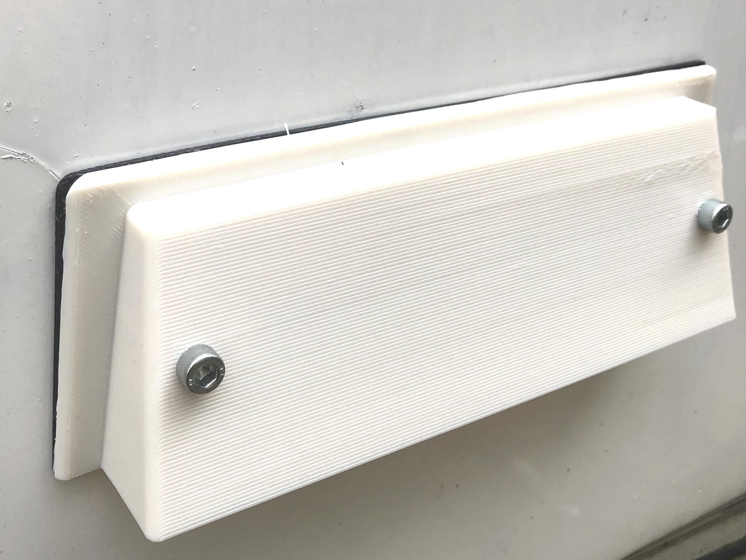 Caravan Vent Grille 4 parts  3D print model_6