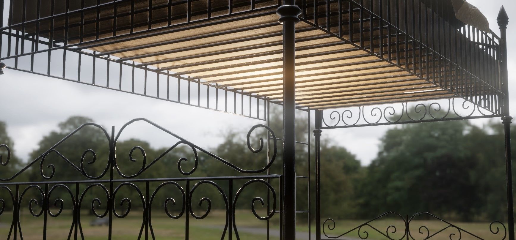 Ornate Victorian Bunk Beds - 4K PBR Low-poly 3D model_14