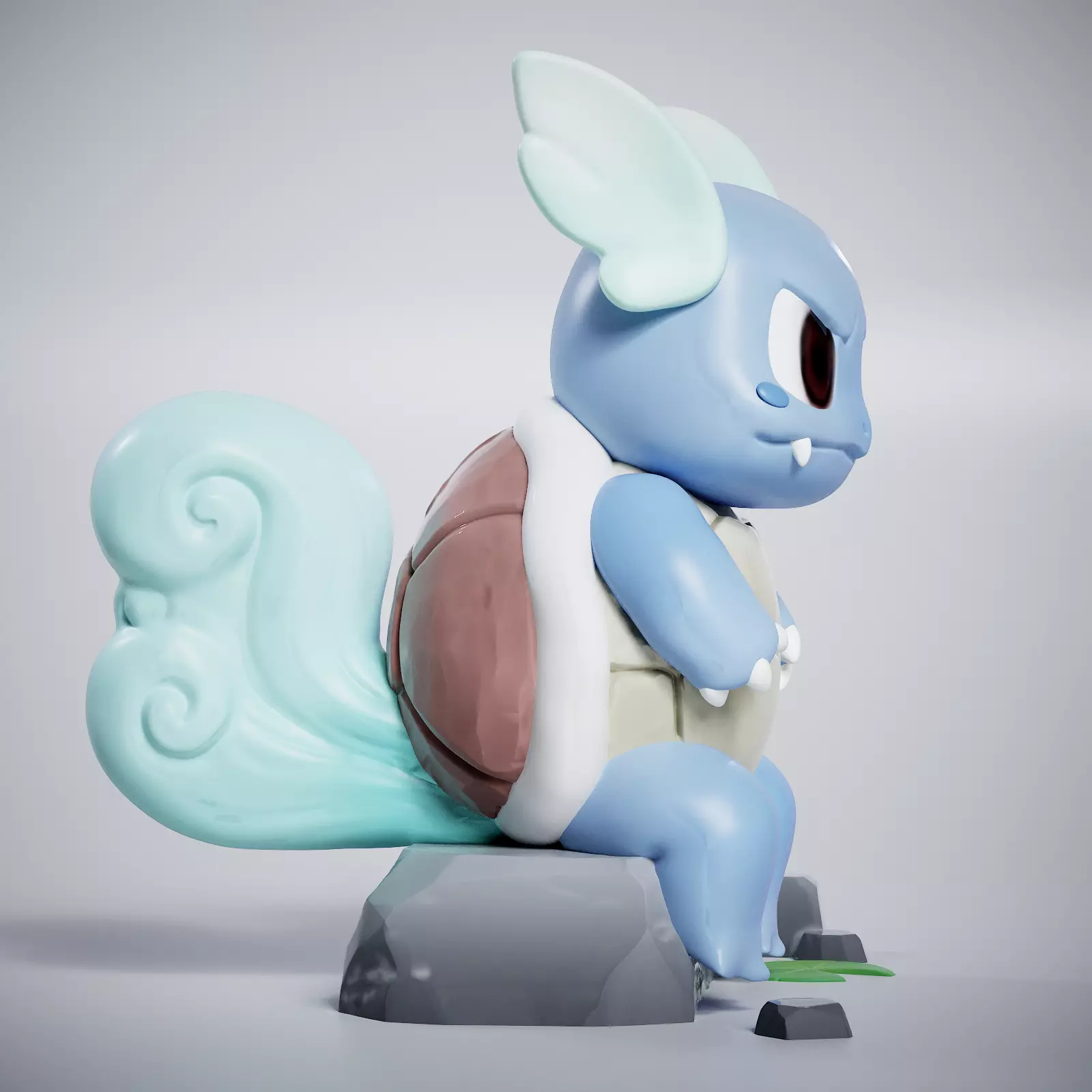 Pokemon Wartortle Free 3D print model