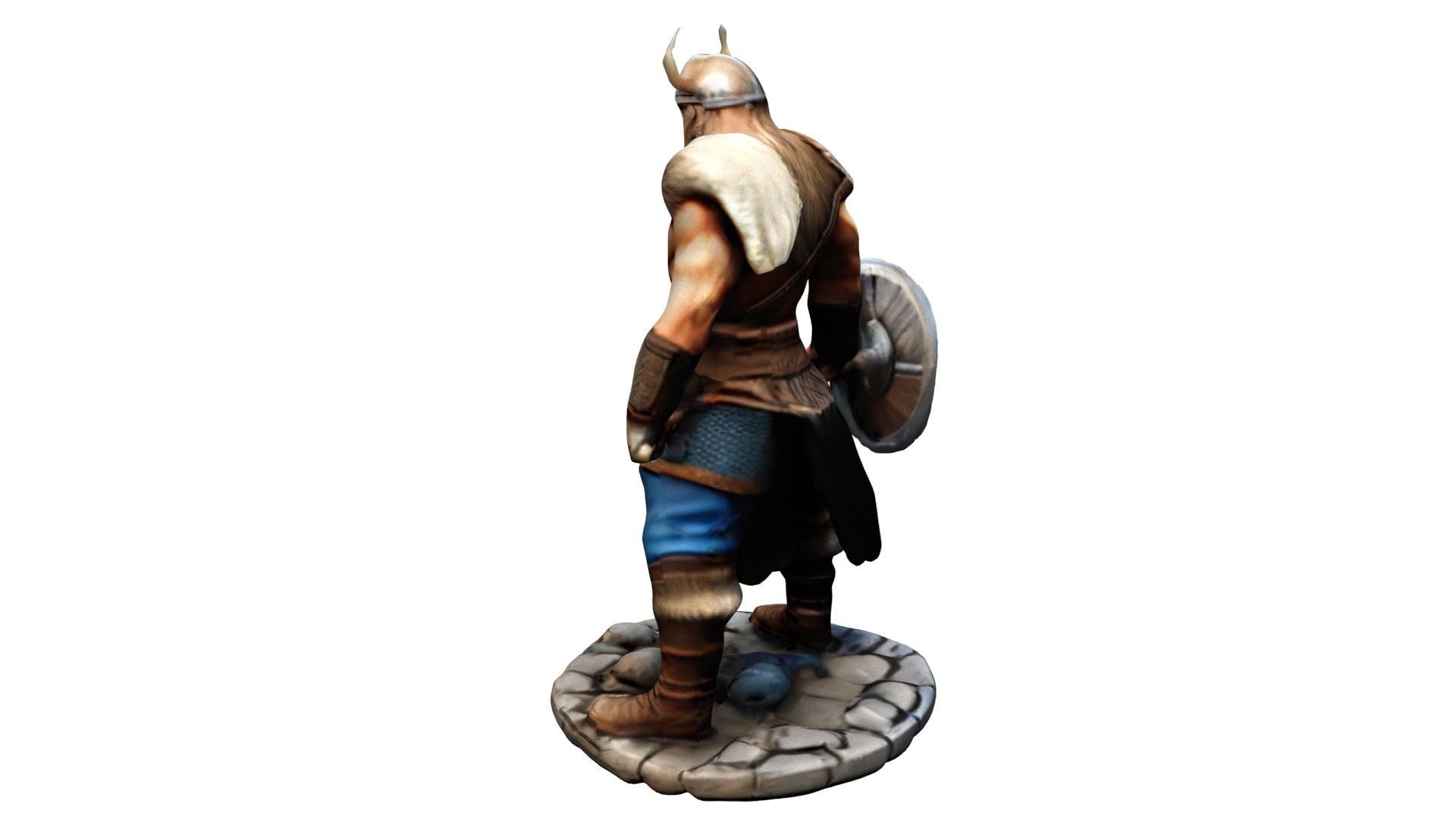 Realistic Looking Viking Warrior - High Poly 3D model_2