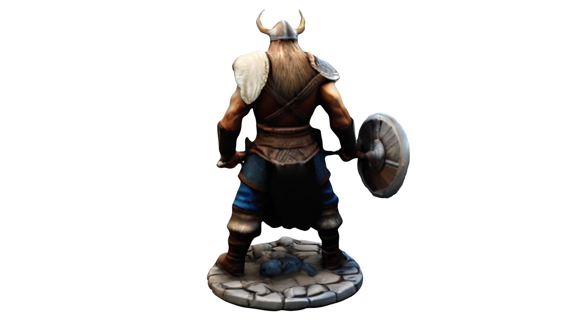 Realistic Looking Viking Warrior - High Poly 3D model_3