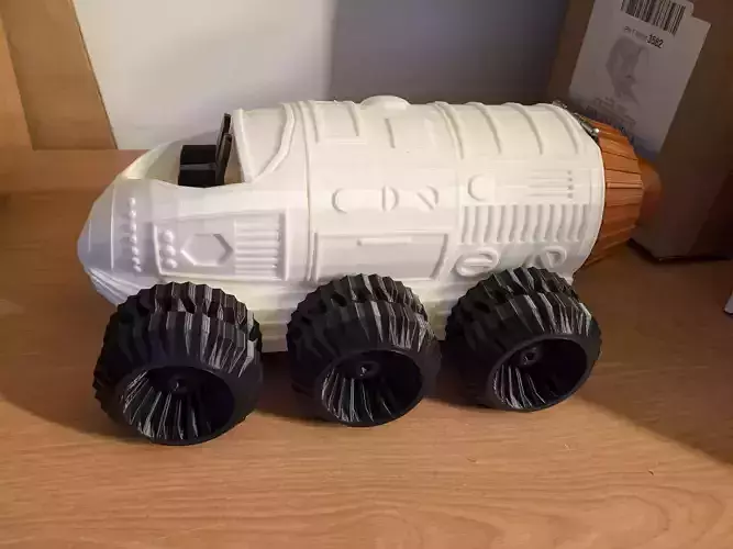 Large Sci-fi Rover - Blender source file included 3D print model