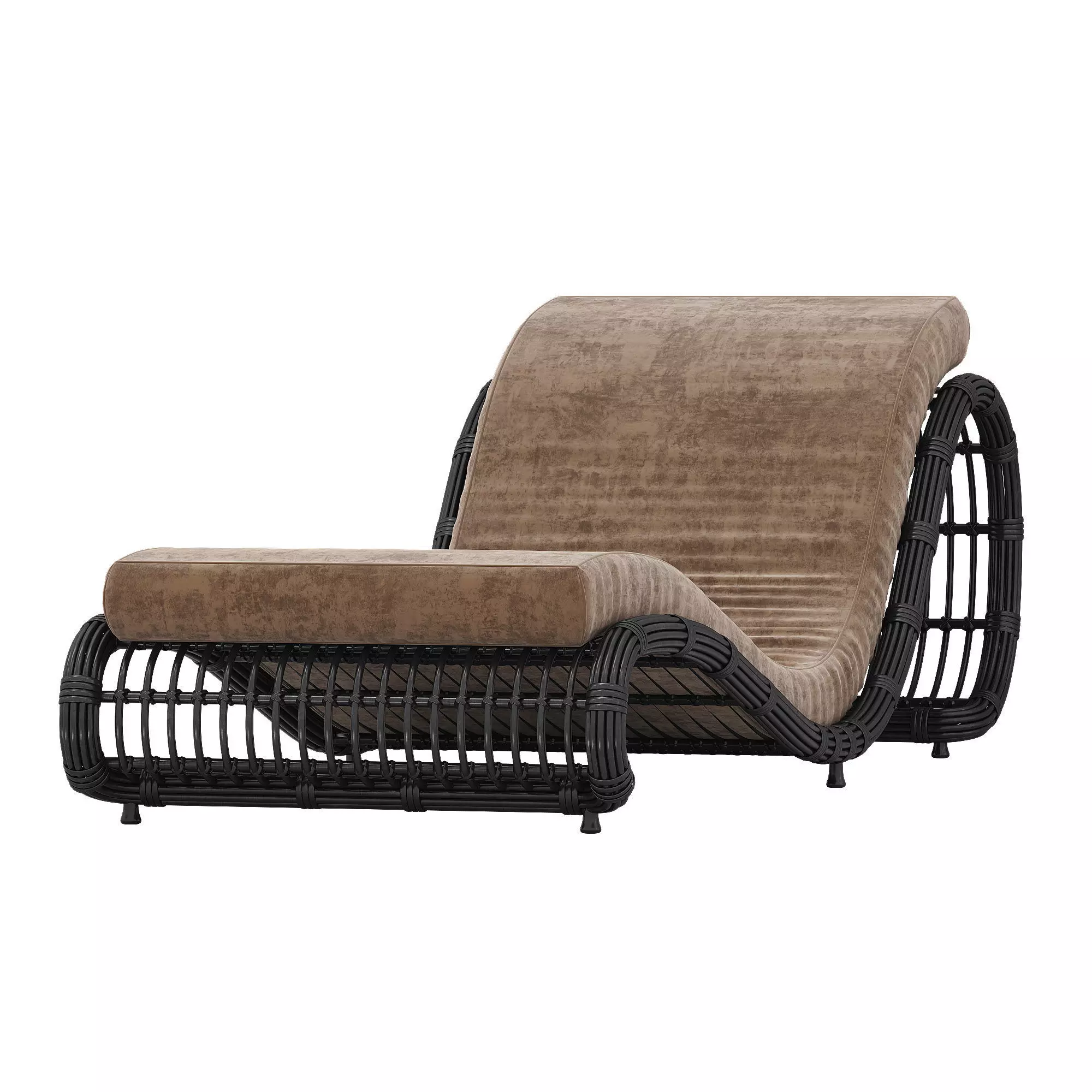 Chaise Lounge Low-poly 3D model