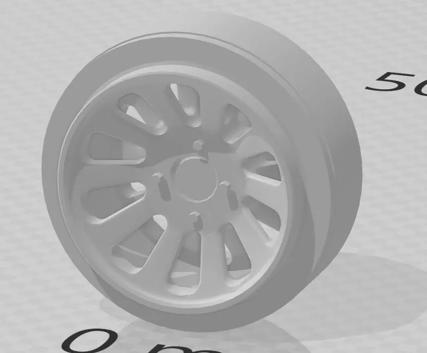 llanta slot 2 HYABA Free 3D print model