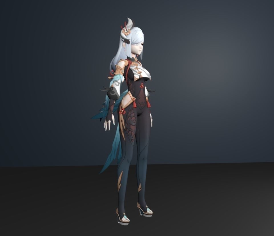 he shen 3D model_3