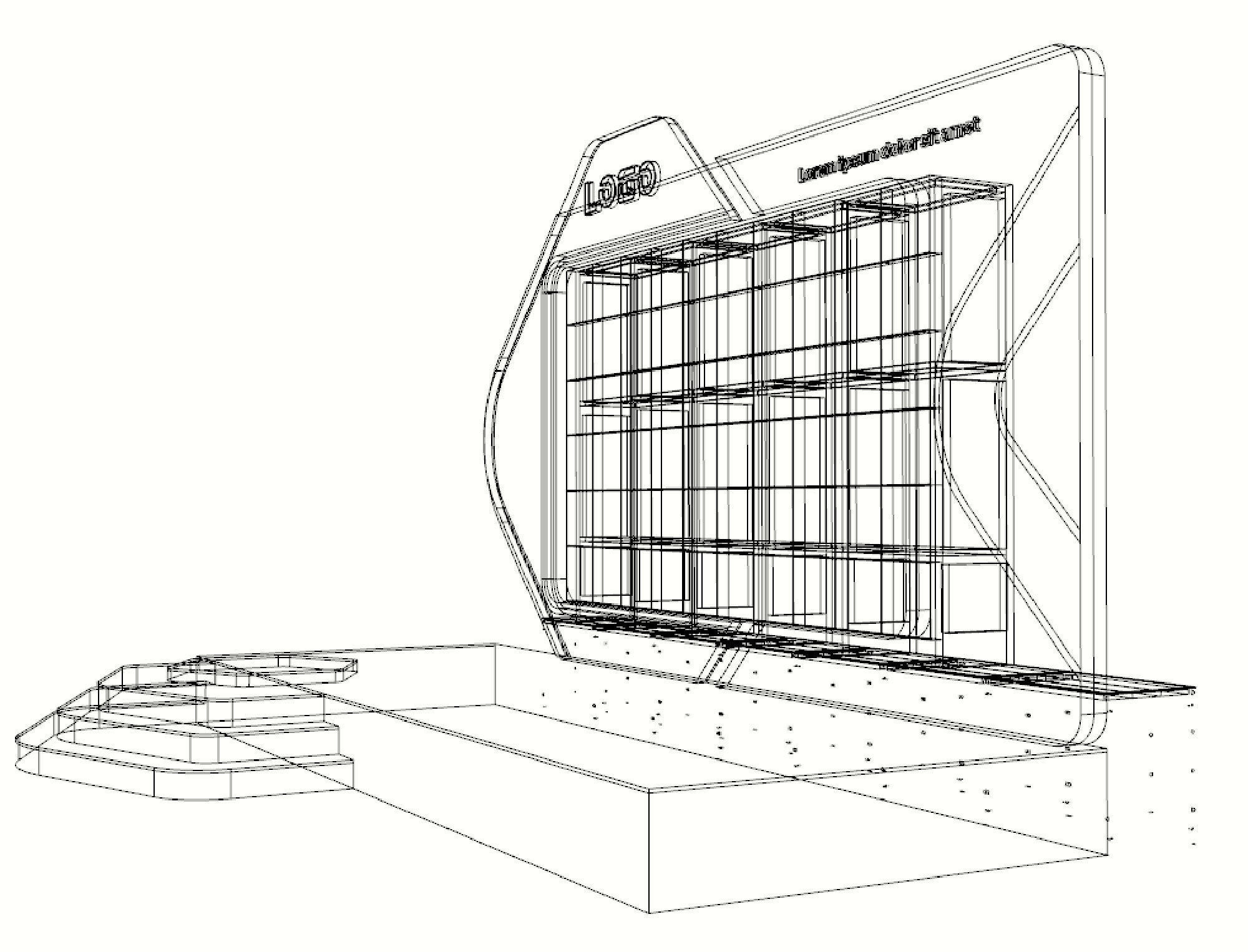 Indoor stage 001 3D model_5