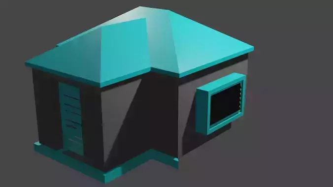 Low  poly house 