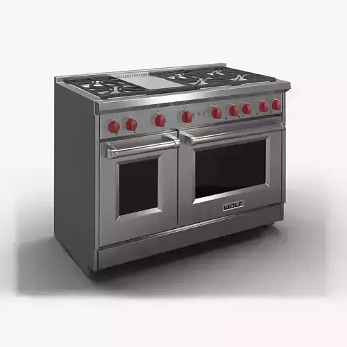 Wolf Gas Range GR486G 3D model
