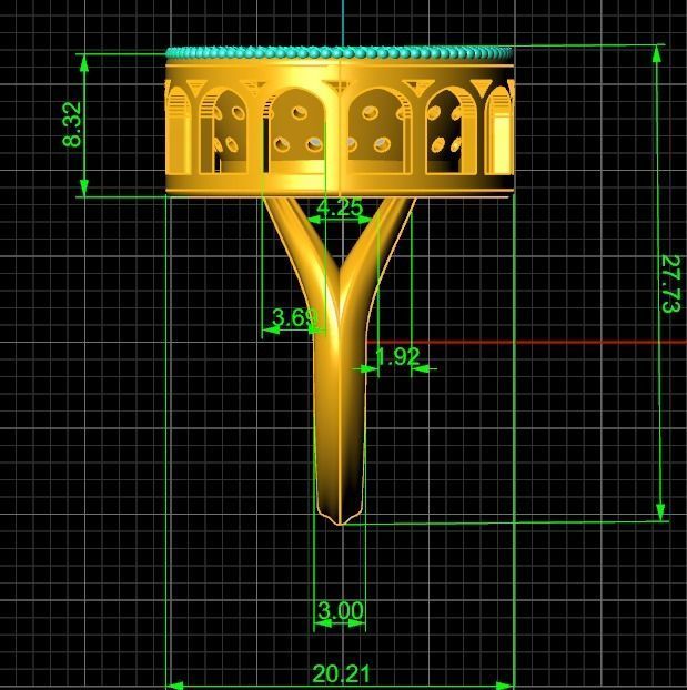 challenge ring 7 3D print model_7