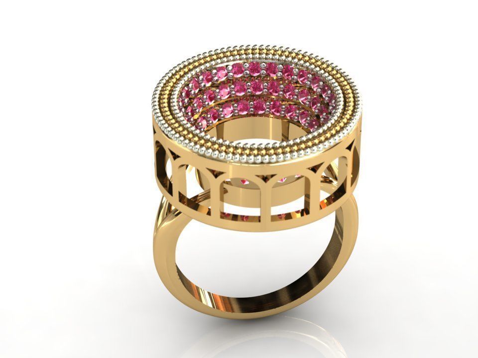 challenge ring 7 3D print model_1