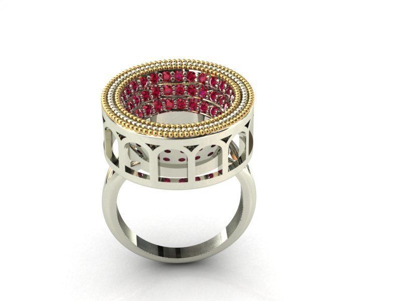 challenge ring 7 3D print model_3